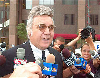 Traficant before Reporters